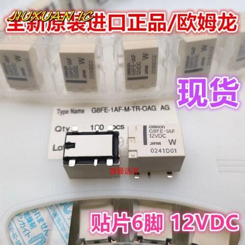100% Original genuine Relay G8FE-1AF 12VDC SOP 6PINS
