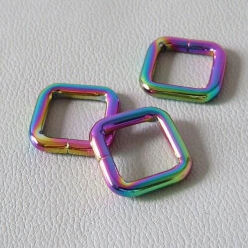 100Pcs/Lot Wholesale 15mm Webbing Metal Ring Buckle Hardware Clasp Dog Leads Loop Bag Backpack Belt Straps DIY Accessories