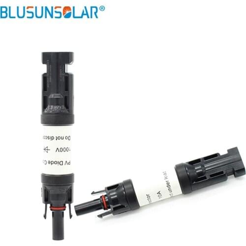 100 PCS SOLAR PANEL BACKFLOW PROTECTOR 15 AMP CAPACITY SOLAR DIODE CONNECTORS