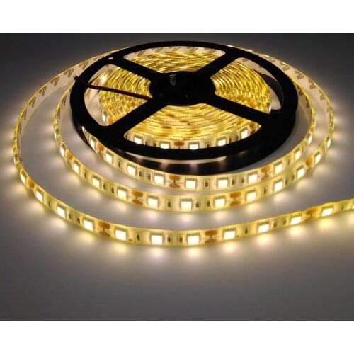 5 Meter LED strip 5050 DC 12V ip65 waterproof flexible light DIY 5M 60 leds/m Tape Home Decoration Lamps Car light drl light