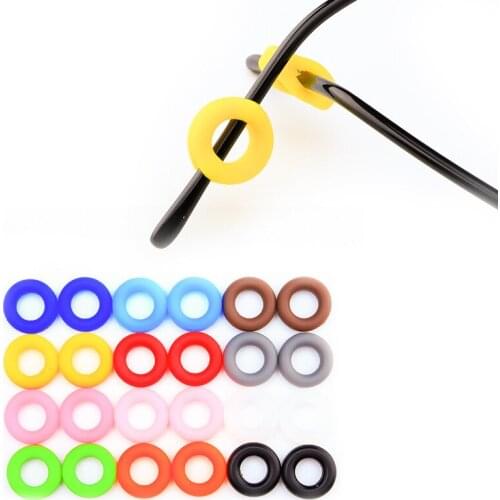 5 Pair Glasses Slip Cover Round Glasses Ear Hooks Eyeglasses Sports Temple Tips Anti Slip Silicone Grips Accessories