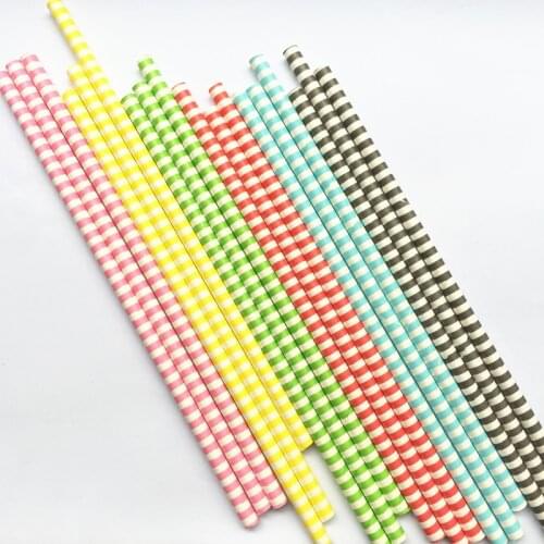 Free DHL Shipping Paper Straws Drinking Paper Straws Drinking Straws Sailor Stripe Paper Straws 6 Colors Mix 5000pcs