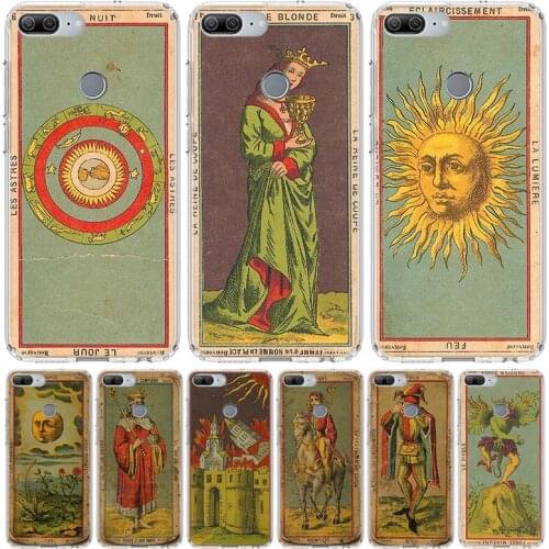 Tarot Cards Reading Phone Case for Huawei Honor 10 9 Lite Y9 Y5 Y6 Y7 2019 8X 8A 8S 7A 7X 10i 20i Pro V30 Art Coque Capa