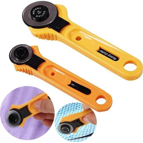 28mm 45mm Circular Rotary Cutter Knife Safety Blade Patchwork Piecing Sewing Quilting Fabric Cutting Leathercraft Tool