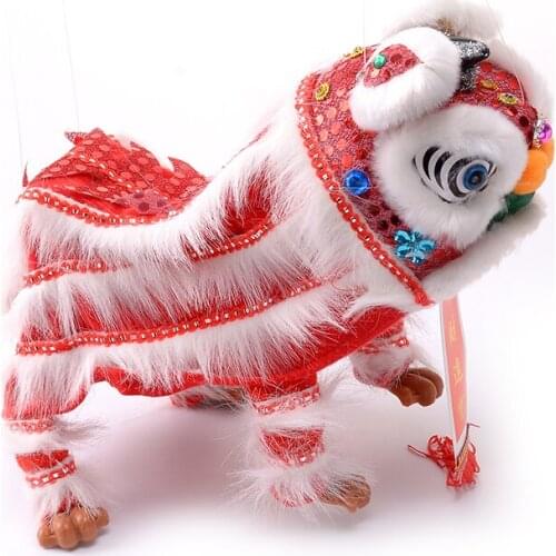 2020 Fashion 20*38cm Creative Marionette Lion Model of Wire Dance Toy Puppet Artist Hand Props Childrens Plush Toys A634