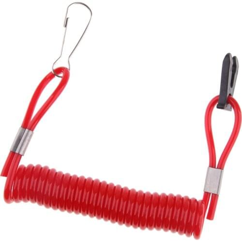 Outboard Engine Motor Kill Stop Switch Tether Cord Lanyard Replacement Rubber for Suzuki Outboard Kill Switch Lanyard