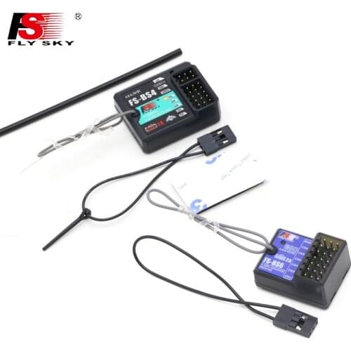 Flysky FS-BS6/FS-BS4 Receiver With Gyro Stabilization System For FS-IT4S/ FS-GT5 Transmitter For RC Car Truck Toys
