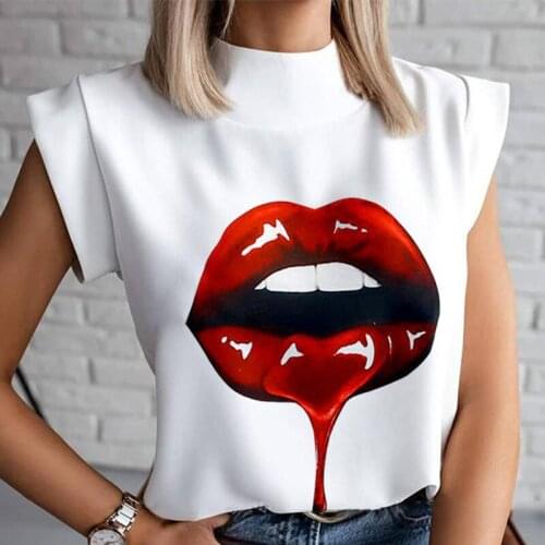 QINJOYER Women's T-shirts With Print
