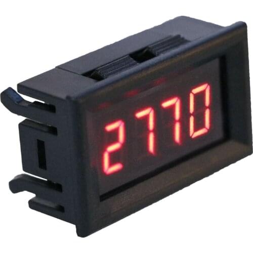 2 in 1 LED Tachometer Gauge Digital RPM Voltmeter for Auto Motor Rotating Speed