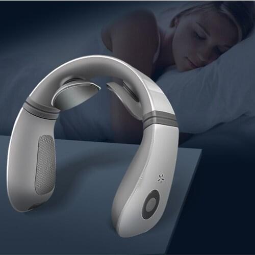 Intelligent cervical spine massager multifunctional shoulder and neck guarding instrument, pulse physiotherapy instrument