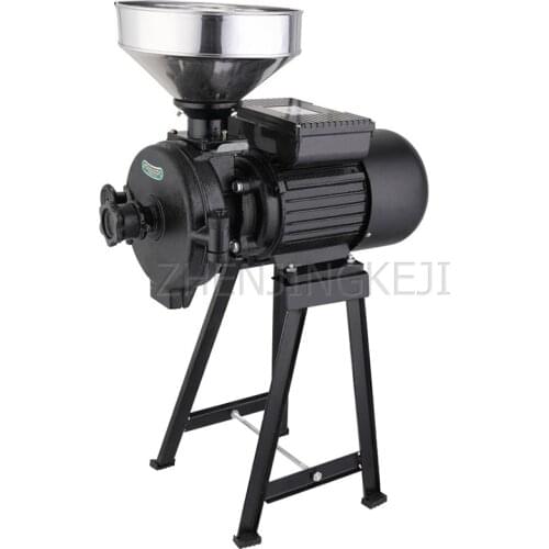 High Power Universal Grinder Commercial Small Superfine Powder Dry Wet Dual Purpose Grain Oil Store Pharmacy Grinding Machine