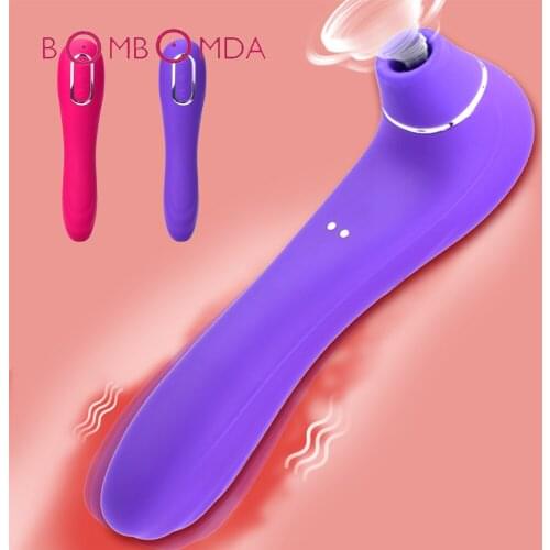 Vibrator for Women Clitoris Sucker Stimulator Pussy Pump Vaginal Vibrator Blowjob Tongue Vibrating Nipple Sucking Sex Products