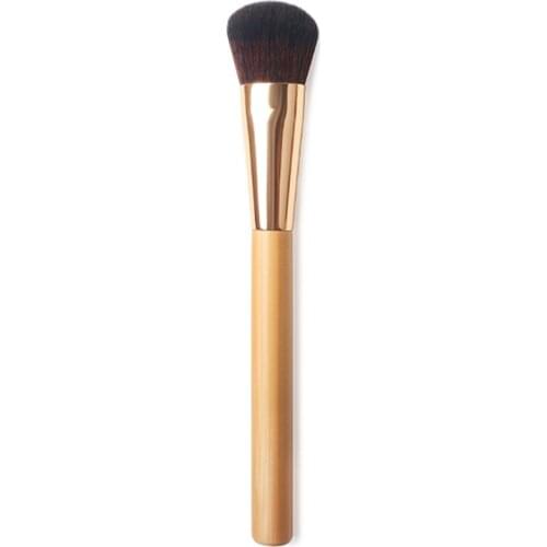 High end T Series Solid Bamboo Multifunction Contour Brush Foundation Brush Blush Shadow Make up Brush