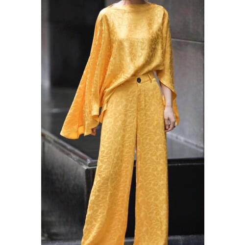 CHKE2020 national style womens dress long skirt trousers casual suit -04