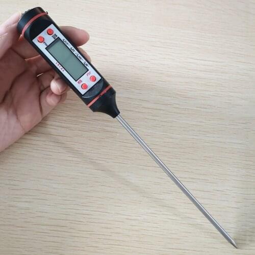 1pc Pen Style Measure Oil Food Temperature of Kitchen Digital Display Screen Electronic Probe Type Liquid Barbecue Thermometer