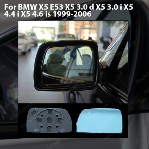 1pcs Rearview Replacement Left & Right Mirror Glass Heated For BMW X5 E53 X5 3.0 d X5 3.0 i X5 4.4 i X5 4.6 is 1999-2006
