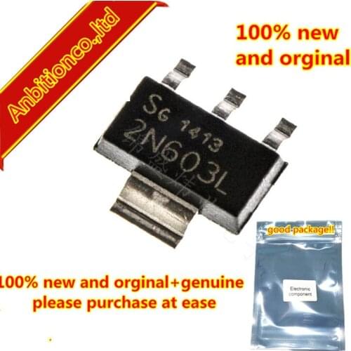 10pcs 100% new and orginal BSP603S2L silk-screen 2N603L SOT223 5.2A 55V in stock