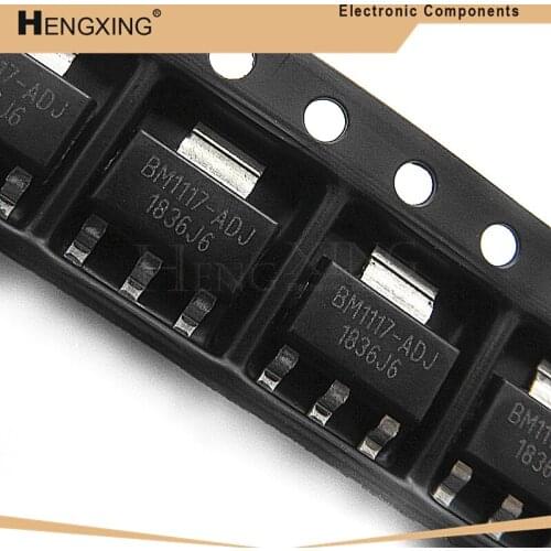 10piece LM1117IMPX-3.3 N05B LM1117IMPX-5.0 N06B LM1117MPX-ADJ N03A BM1117-ADJ BM1117 SOT-223 In Stock