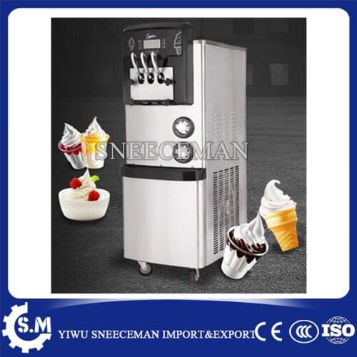 30-36L/H 3 flavors vertical soft serve ice cream machine ice cream making machine
