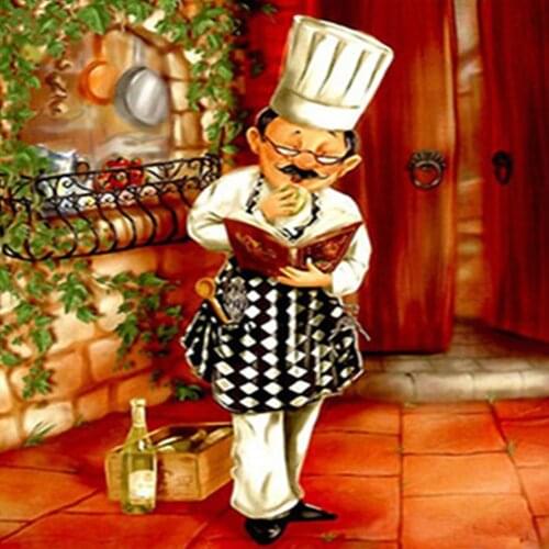 5D DIY Full Square/round Diamond Painting cook Embroidery Cross Stitch Rhinestone Mosaic Home Decor