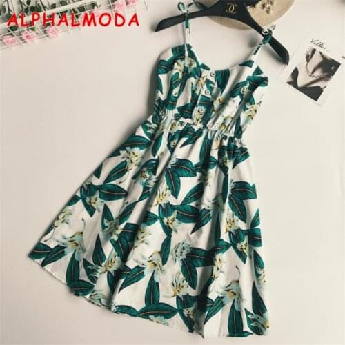 ALPHALMODA Short Summer Dresses