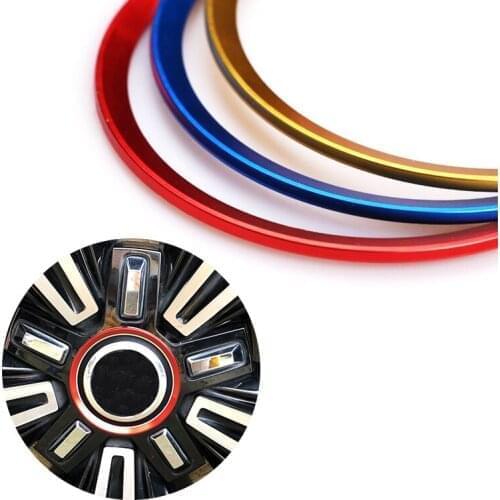 Car Styling Wheel Hub Decorative Circle FOR Volkswagen PASSAT TOURAN BORA JETTA GOLF TIGUAN CADDY TRANSPORTER MULTIVAN PHAETON