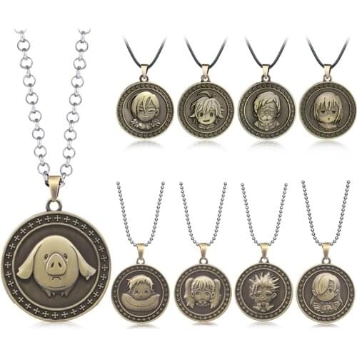 The Seven Deadly Sins Jewelry Nanatsu no Taizai Meliodas Diane Escanor Merlin Ban King Gowther Pendant Necklace 3 Kinds Of Chain