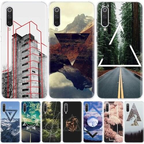 Forest Geometry Wood Nature Silicon Phone Case For Xiaomi Redmi Note 10 9 8 9S 8T 7 6 5 6A 7A 8A 9A 9C Pro Customized Cover Coqu