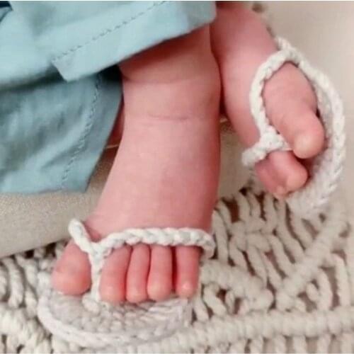 Baby Accessories Shoes Newborn Photography Props Mini Crocheted Slippers Photography Accessories CHD10147