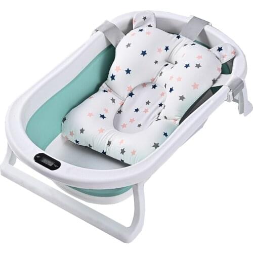 Baby Portable Folding Bathtub Kids Swiming Plastic Portable Bathtub Newborn Baignoire Pliable Foldable Baby Bathtub BW50YP