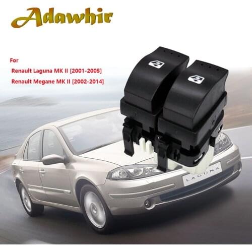 For RENAULT MEGANE II 2 SCENIC II GRAND SCENIC II 2002-2009 ELECT. WINDOW LIFTER SWITCH Button FRONT OE: 8200315040
