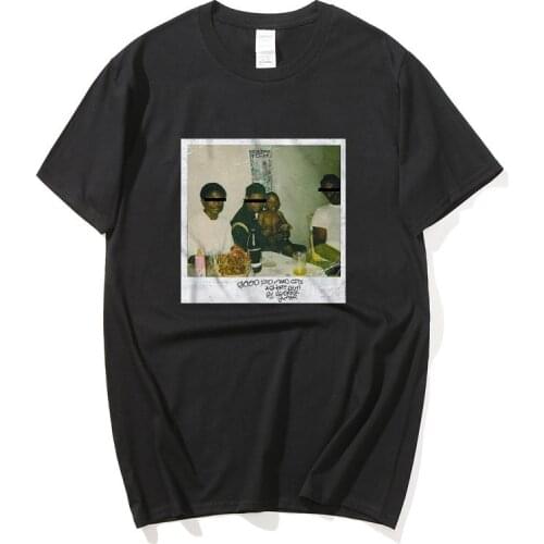 Kendrick Lamar Good Kid Mens / Womens T Shirt Free Shipping Fashion 100% Cotton O-Neck Short Sleeve Tee Shirts Loose Print