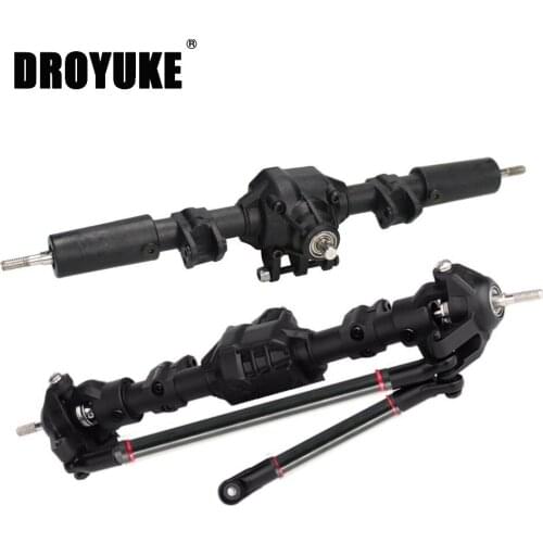 Droyuke high quality 1:10 RC Crawler Complete Differential Axle for Axial SCX10 II 90046 90047 RC Car Upgrade Parts