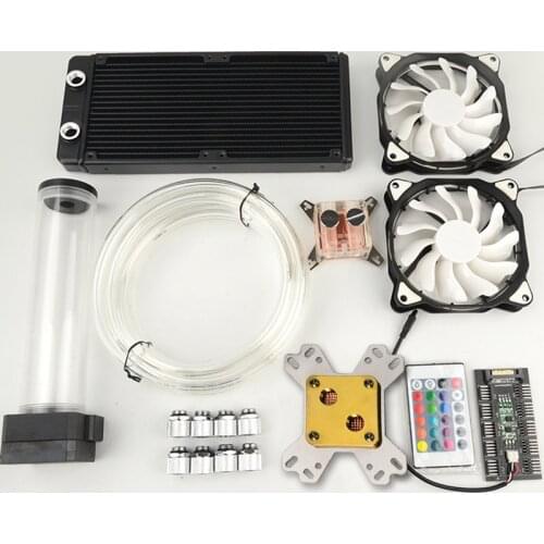 OCOCOO PC Water Cooling Kit CPU GPU Water Cooling DIY Computer Liquid Cooler Radiator Accessories Case Cooling