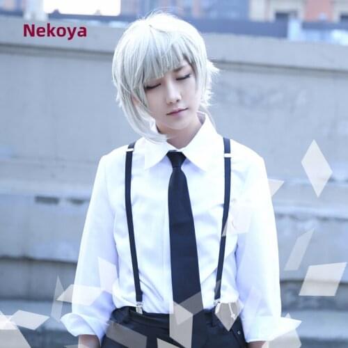 Nekoya Anime Bungo Stray Dogs Nakajima Atsushi Cosplay Costumes Halloween Masquerade Uniform