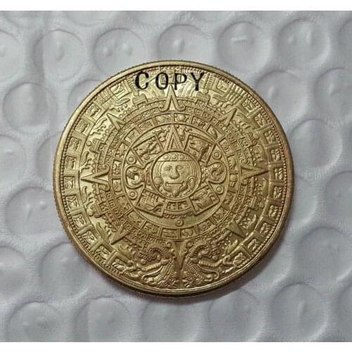 Mayan 2012 Prophecy gold silver Coin -replica coins medal commemorative coins