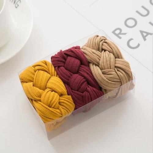 Winter Warmer Headband Women Fashion Elastic Knitted Headband Head Wrap Hairband Girls Elegant Hair Band Accessories