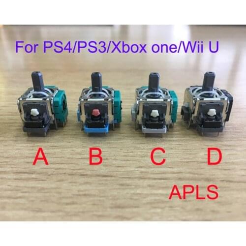 50PCS APLS 4 types original 3D anolog joystick For PS3 PS4 XBOXONE WIIU Replacement Parts