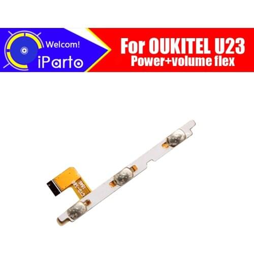 OUKITEL U23 Side Button Flex Cable 100% Original New Power + Volume Button FPC Wire Flex Cable repair accessories for U23