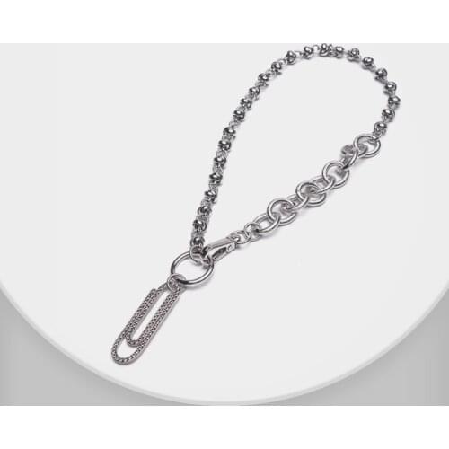 Amorita boutique Fashion exaggerated paper clip chain necklace