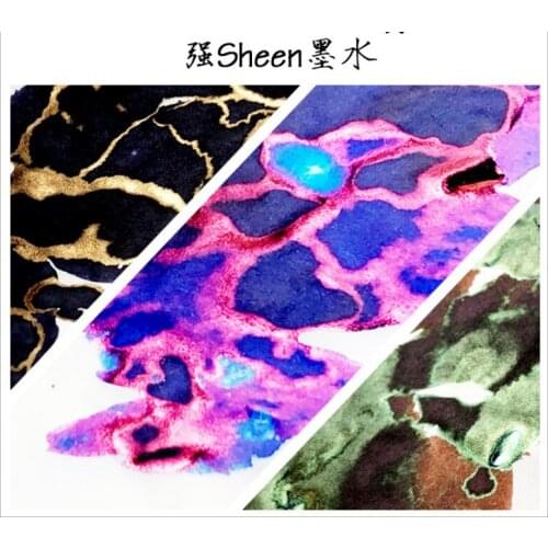 Strong Sheen Color Ink Gradient Change Poseidons Blood Handmade Writing Pen Painting Ink Pen 15ml/bottle
