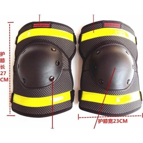 Motorcycle racing suit removable protections built-in tow-piece knee protections