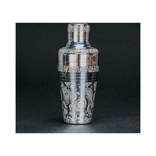 410ml Japanese Style Stainless Steel Cocktail Shaker Bar Shaker Bartender Tool Bar Supplies Accessories Home liquor accessories