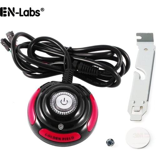 Desktop Power Switch Computer Power Supply on/off Reset Button HDD LED Indicator w/ 160cm Cable & Full Profile PCI Cover Bracket