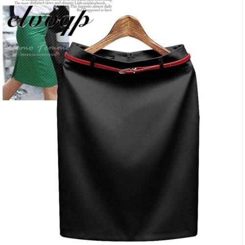 High Quality New Women Skirt Work Fashion Elegant Slim High Waist Pencil Skirt Bodycon Sexy Midi Ol Office Work Skirt LU1529