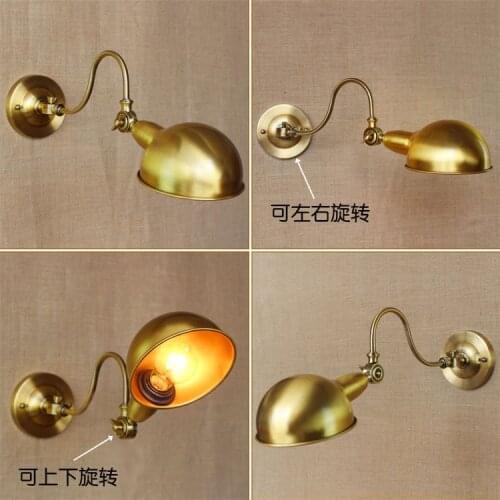 Ways of high-grade personality corridor rotating around the study bedroom adornment wall lamp of the head of a bed