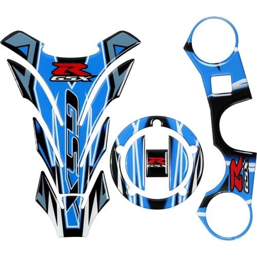 3D Gas Tank Pad Protector Sticker Decal for GSXR 600 750 1000 K6 K7 K8 K9 L1 2006-2017 Reflective in Night