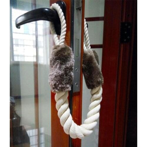 Pet Chewing Rope Plush Versatile Crashproof Dog Chew Rope Door Handle Rope Dog Training Tool Pet Game Rope Pet product