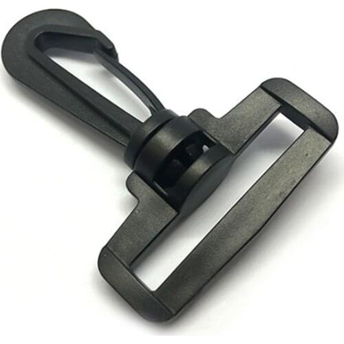 10 pieces)Plastic hooks 20mm-50 mm wide size hooks Backpack accessories Black hook Dog buckle Lobster clasp Key chain
