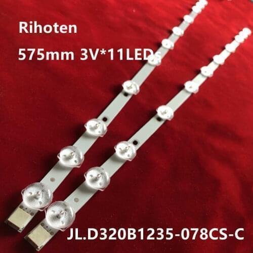 11 Lamps 575mm LED Backlight Strip For TD Systems K32DLV1H 32 inch Bars Kit Television LED Bands Innotek 32" NDV REV0.0 REV1.1
